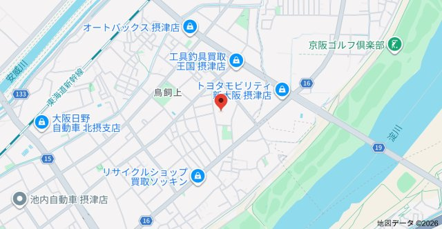 サンライズ摂津の地図
