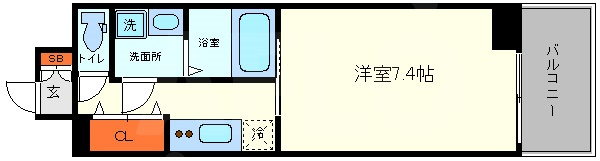 ブランTAT福島の間取り|ブランＴＡＴ福島　開放感のある間取り