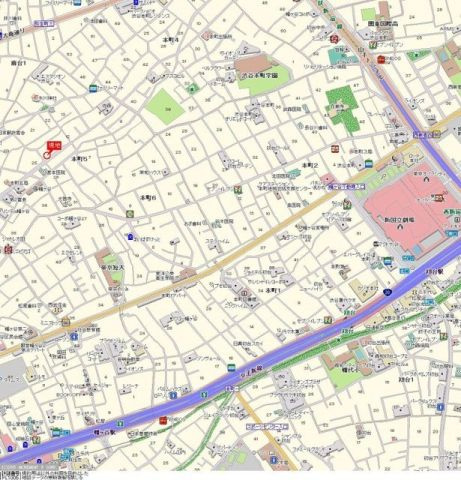 ジェイシティ渋谷の地図