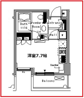 【間取り】 | パークアクシス浅草橋