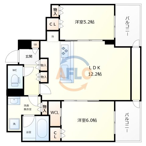 シティタワー大阪本町　開平小学校区の間取り|シティタワー大阪本町　間取り