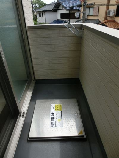 ミラージュ垂水のバルコニー