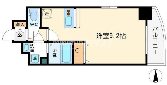 プレサンス難波ヴィータの間取り