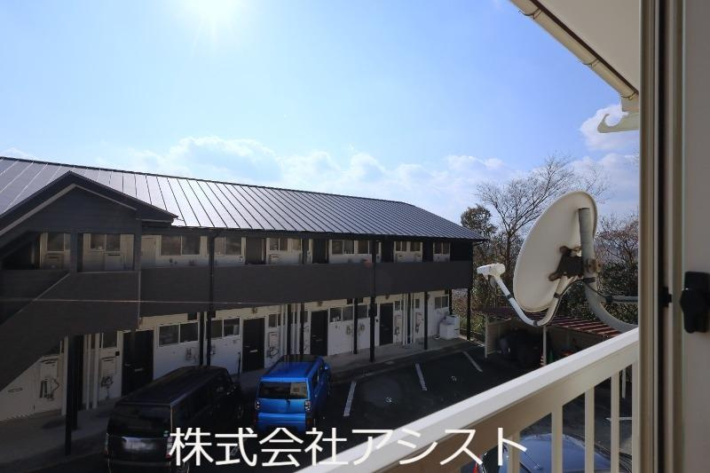 サクセスホワイトのバルコニー