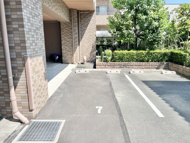 サーパス曳馬の駐車場|敷地内にある駐車場です。
