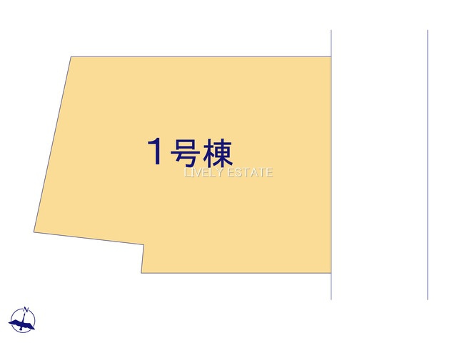 草加市金明町 新築分譲住宅の区画図