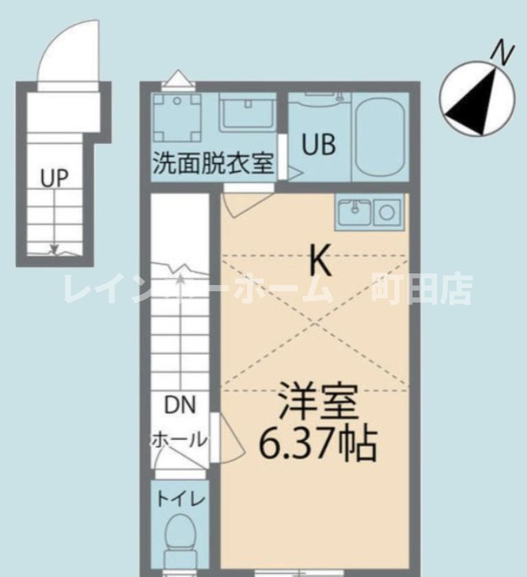 カインドネス町田旭町※初期費用分割あと払いサービス利用可能物件の間取り