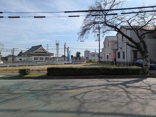 【トーヨーホーム売主/売建】守山区弁天が丘Ａ分譲の前面道路含む現地写真|前面道路幅１６．０ｍ