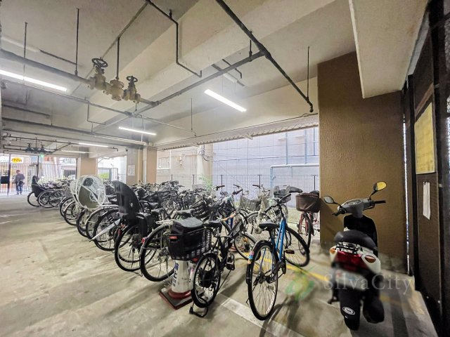 西蒲田スカイハイツの駐輪場|駐輪場