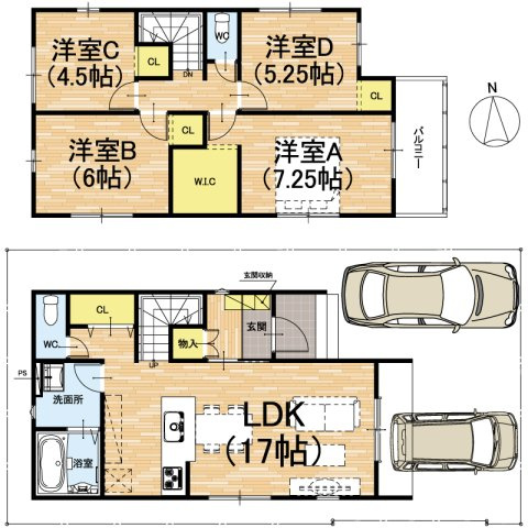 大津市皇子が丘3丁目1期1号地　新築戸建