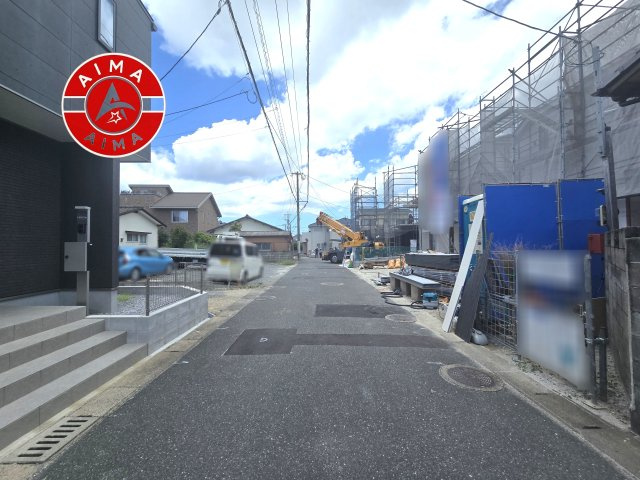 福岡市早良区干隈5丁目第16-2棟（2号棟）の外観|前面道路含む現地の写真です。