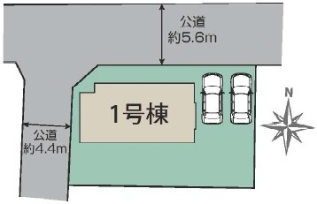 水戸市西原　1丁目　3期　新築戸建ての区画図|区画図です♪