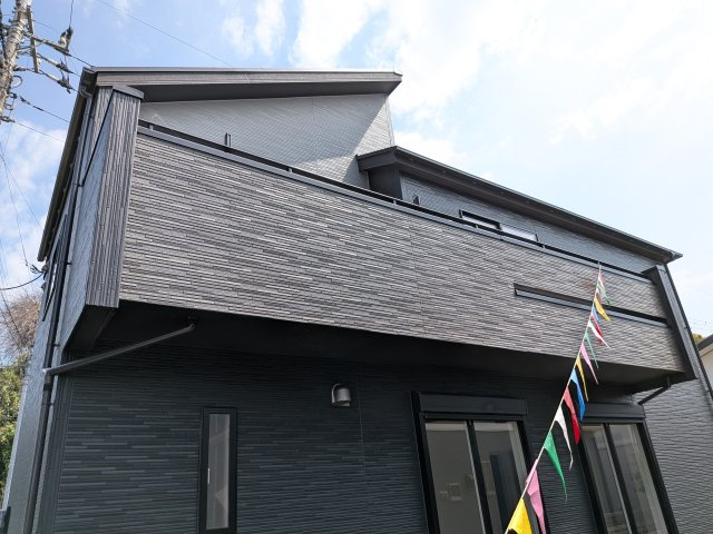 水戸市西原　1丁目　3期　新築戸建てのバルコニー