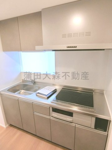 アグライア久が原のキッチン|3口IHグリル付システムキッチン