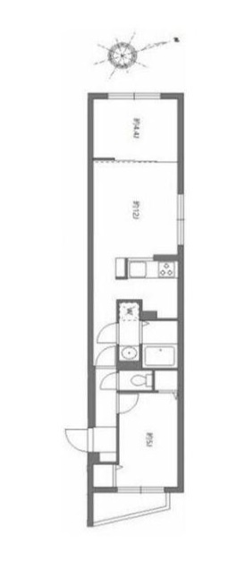 アグライア久が原の間取り|東向きバルコニー角部屋の2LDK！各部屋に収納有！