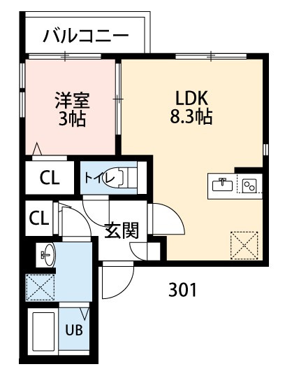 【間取り】 | Crecia花咲