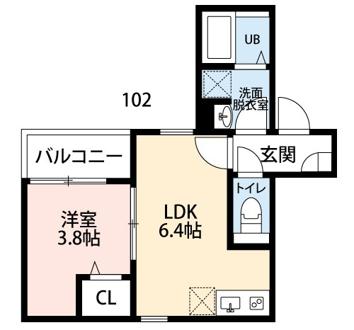 【間取り】 | Crecia花咲