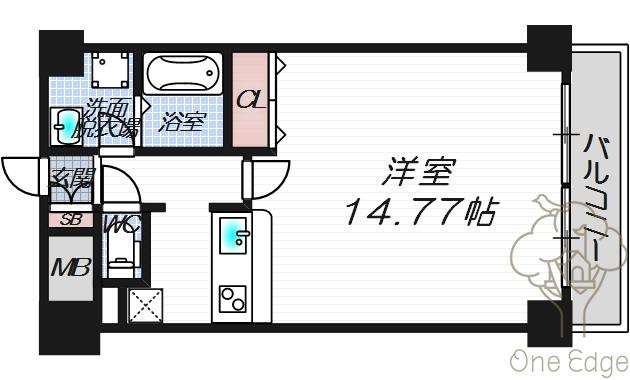 ブラーヴォ扇町の間取り