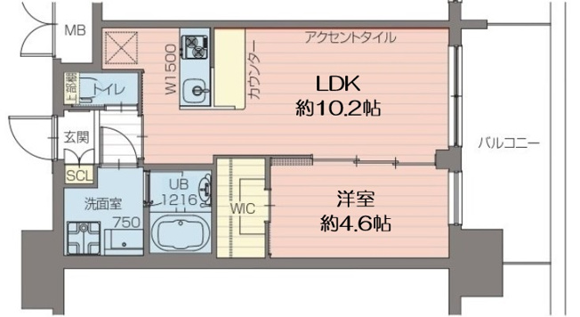 【間取り】 | プレジオ阿波座