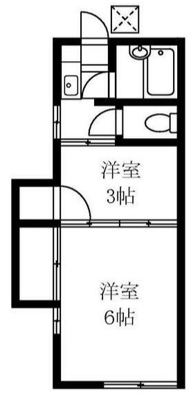 紫苑荘の間取り
