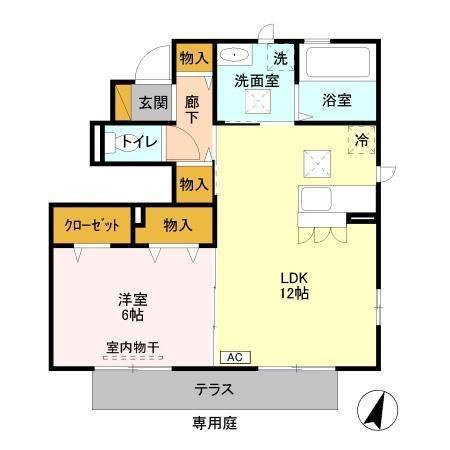 【間取り】 | サニーモール 参番館