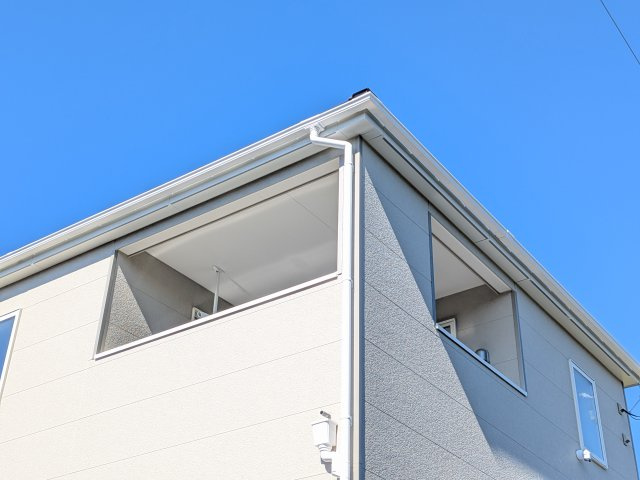 那珂市杉　第3　１号棟のバルコニー