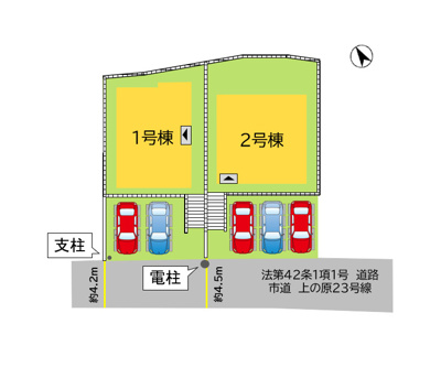 【区画図】 | 北九州市八幡西区上の原3丁目1期1号棟