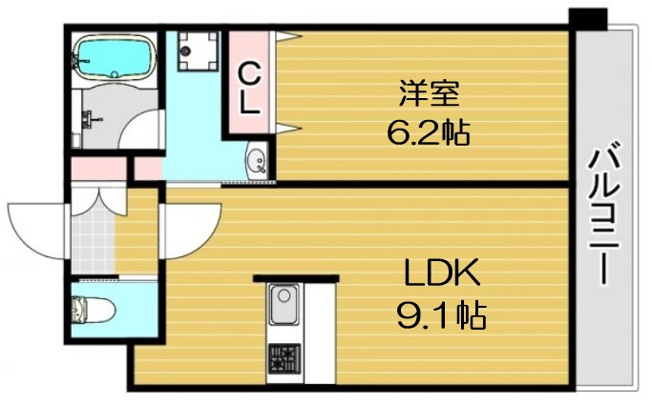 【間取り】 | プレジオ海老江