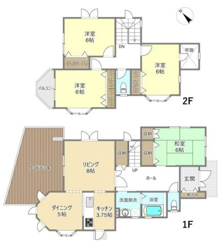 自然溢れる住環境　鎌倉駅まで徒歩14分の間取り|導線を考えられた間取り