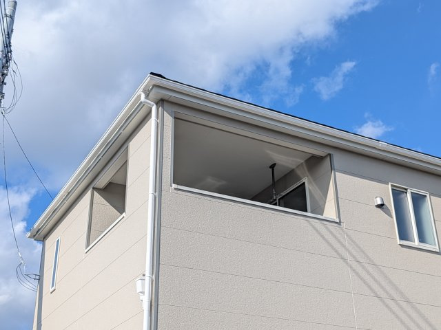 茨城町前田　第6　新築戸建て　2号棟のバルコニー