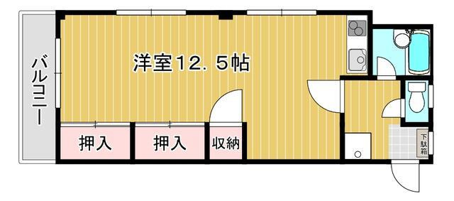 羽根木フラッツの間取り|間取りです