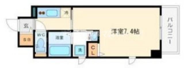ドゥーエ立売堀の間取り