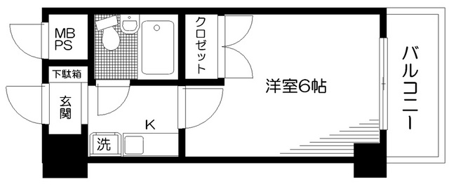 日神パレステージ新宿御苑 の間取り