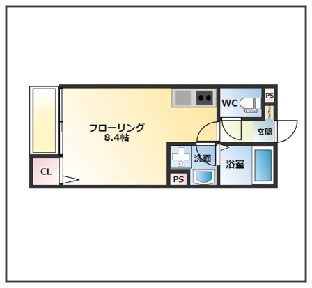 destino東町Ⅱの間取り
