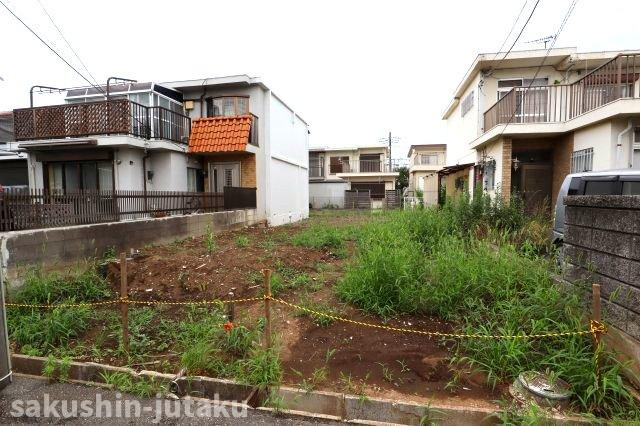 勝田台３丁目　売地の外観|勝田台３丁目　売地　建築条件なし　約35.3坪　東南側4.5ｍ公道面