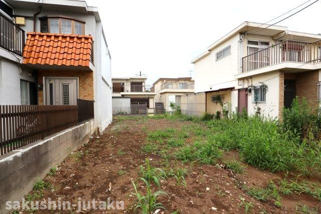 勝田台３丁目　売地の外観|勝田台３丁目　売地　建築条件なし　約35.3坪　東南側4.5ｍ公道面