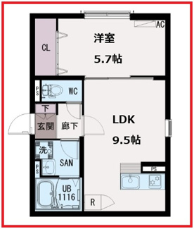 【間取り】 | アイリスコートティーエックス六町