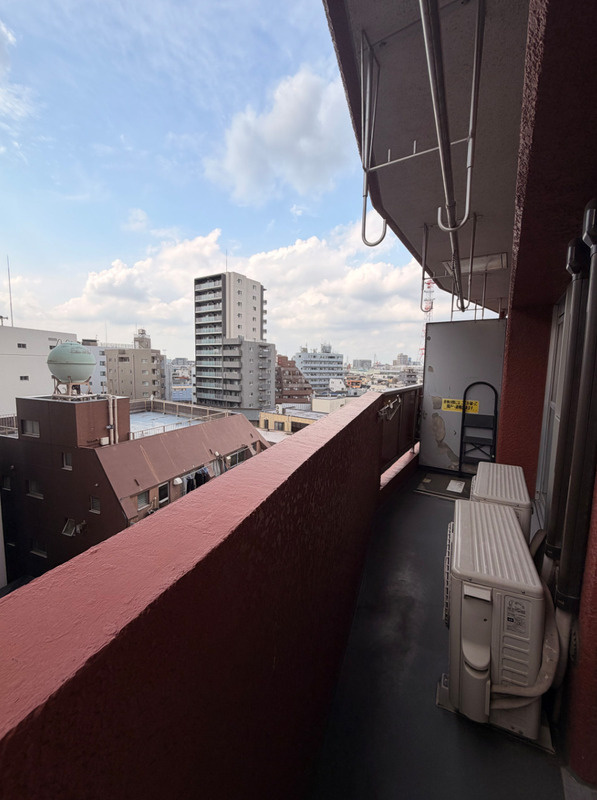 ライオンズマンション田端のバルコニー