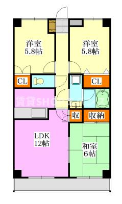 【間取り】 | メゾンドソレイユ