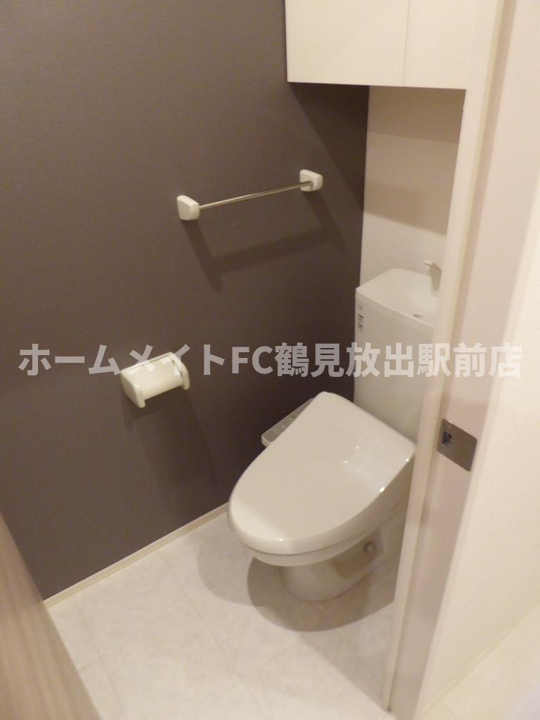 大阪市鶴見区中茶屋２丁目のハイツのトイレ