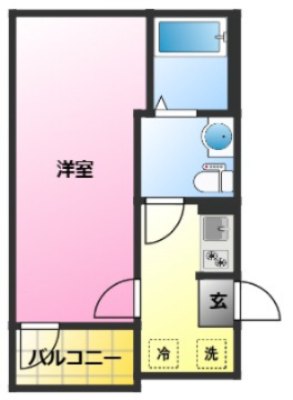 MｰSQUAREの間取り|元住吉駅徒歩7分♪