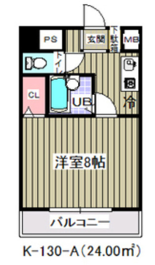 ウェルフェア富浜の間取り