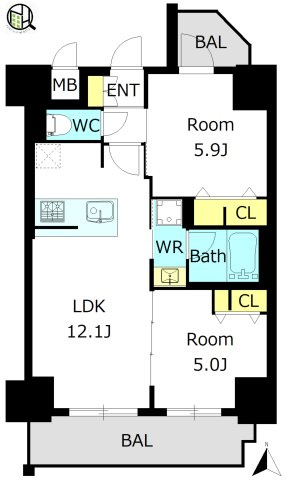 【間取り】 | S-RESIDENCE高岳ardent