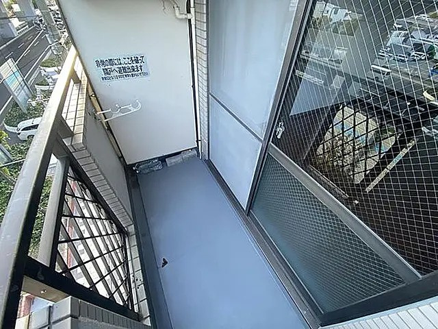 アルテ魚崎のバルコニー