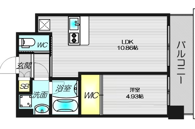 【間取り】 | プレジオ天神橋ASIAN
