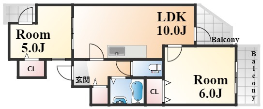 グランシャリオの間取り
