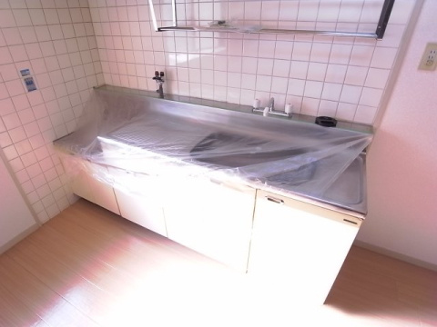 西宮市獅子ケ口町の賃貸マンションのキッチン