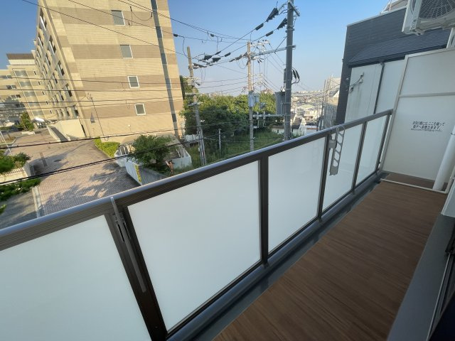 西宮市郷免町の賃貸マンションのバルコニー
