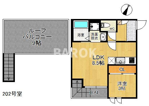  Grandtic Riz 高宮の間取り