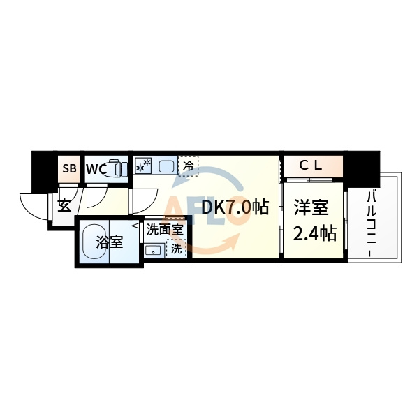 セレニテ西中島アリア弐番館の間取り|セレニテ西中島アリア弐番館　間取り